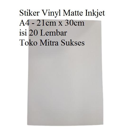 

✤Best Produk ALNZJ Stiker Vinyl Matte Inkjet A4 72 ✤Terkini