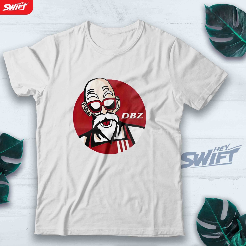 KAOS JIN KURA KURA MUTEN Roshi DRAGON BALL Z KFC STYLE TSHIRT BAJU DISTRO