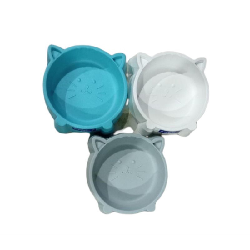 T1 catty cat bowl tempat pakan kucing anjing