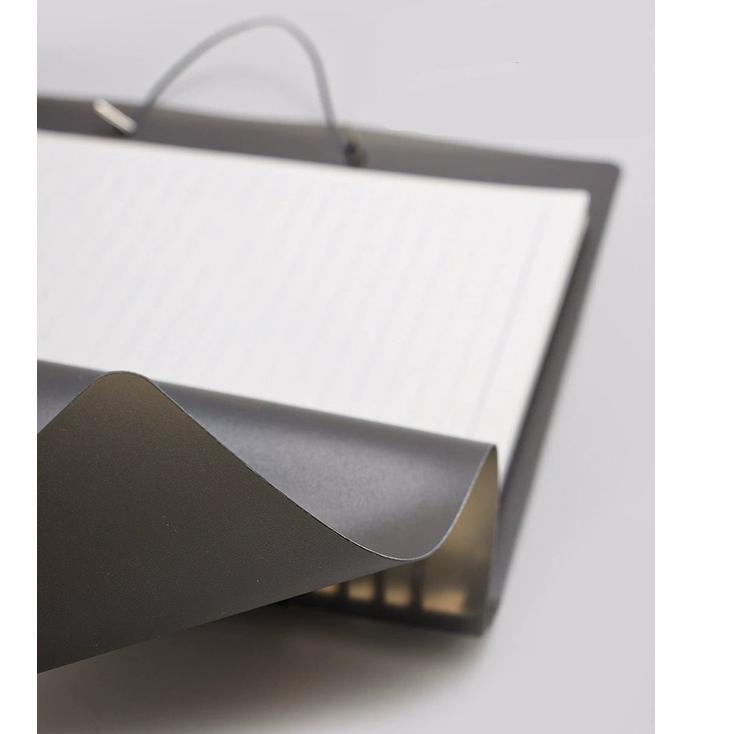 

Stock Baru Smile Binder Transparan Black and White ( Loose Leaf + Pembatas Plastik ) - A5 ~ B5