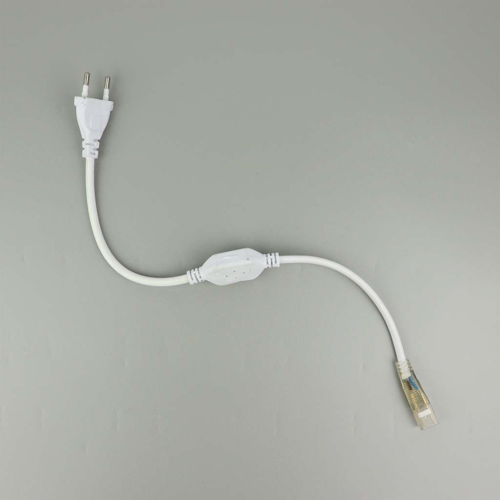 Kabel Colokan Putih kode 6353-5 Lampu LED selang SMD5050 / Socket atau Adaptor lampu led strip