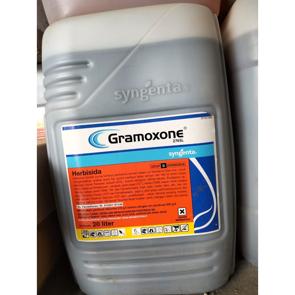 HERBISIDA GRAMOXONE 276SL 20 LITER HERBISIDA RACUN PEMBASMI RUMPUT & GULMA Bahan Aktif : Parakuat Di