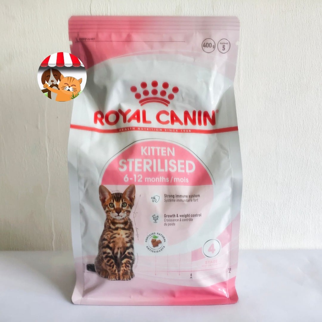 Royal Canin Kitten Sterilised 400gr - Makanan Anak Kucing Steril 400 gr