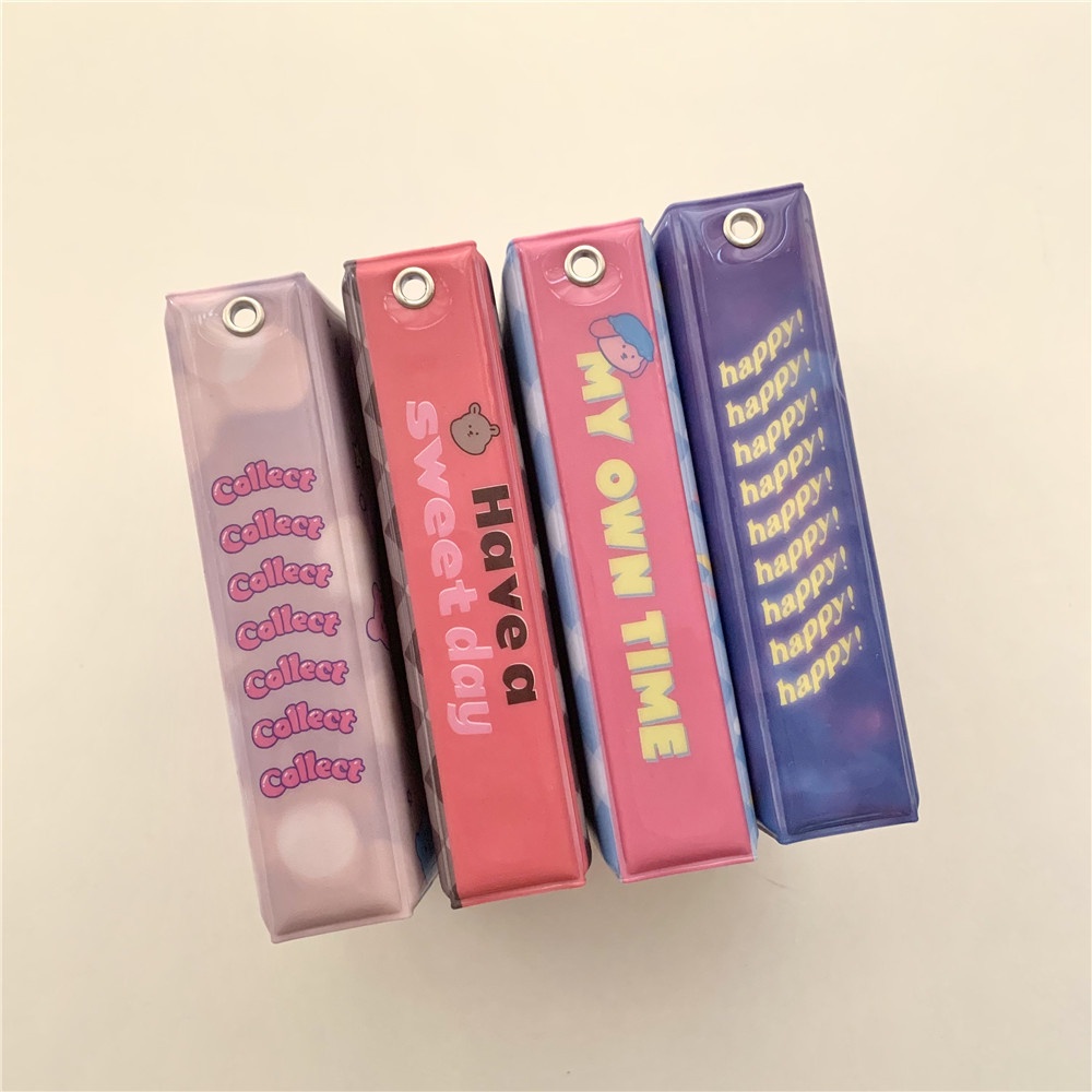 40kantong Candy Bear 3inch Album Foto Idol Photo Storage Card Bag Postcards Mini Collect Book Organizer