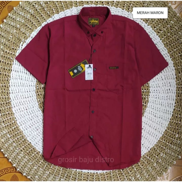 KEMEJA LENGAN PENDEK PRIA DEWASA KUALITAS PREMIUM
