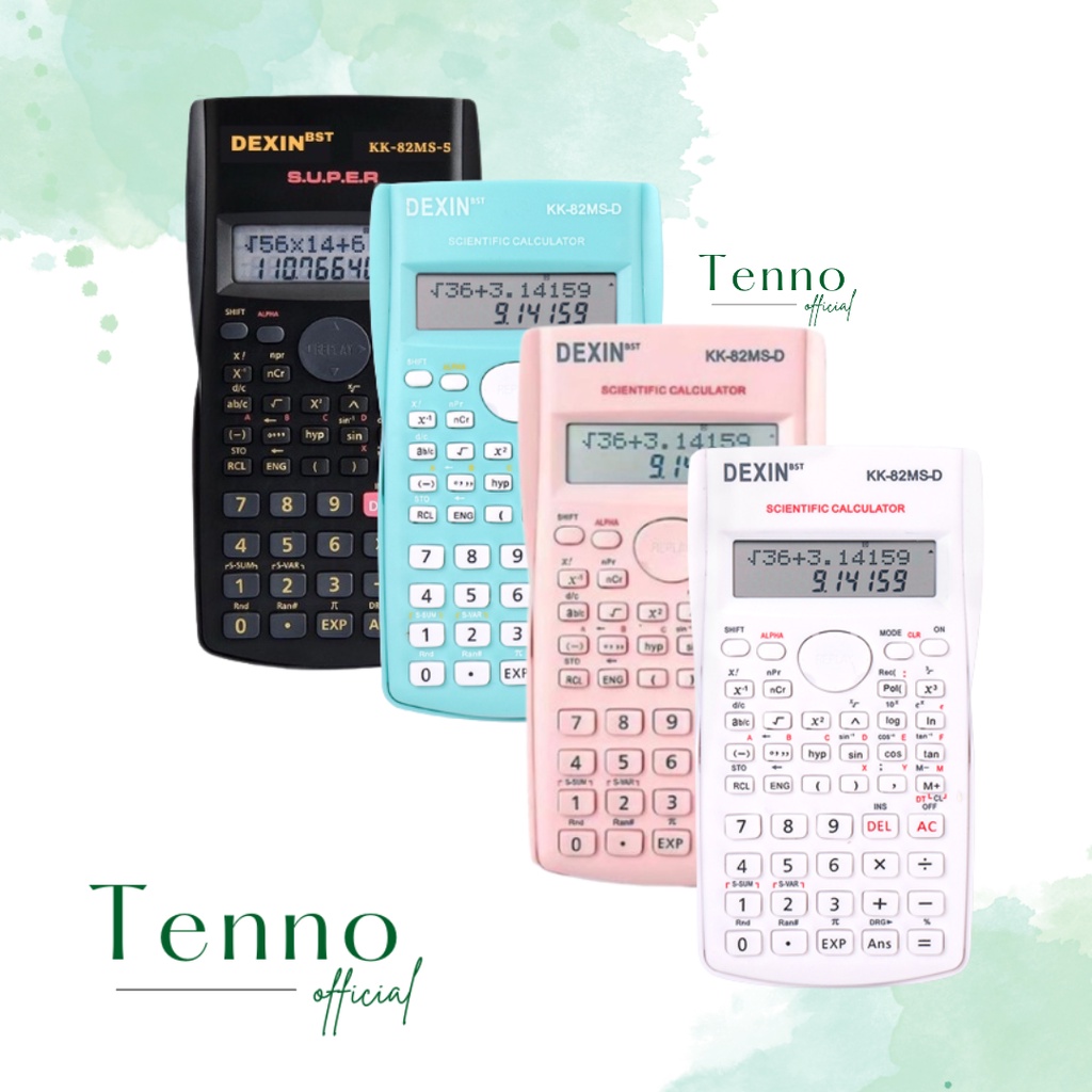 

TENNO Kalkulator Scientific Calculator Sin Cos Tan Function Aesthetic Estetik