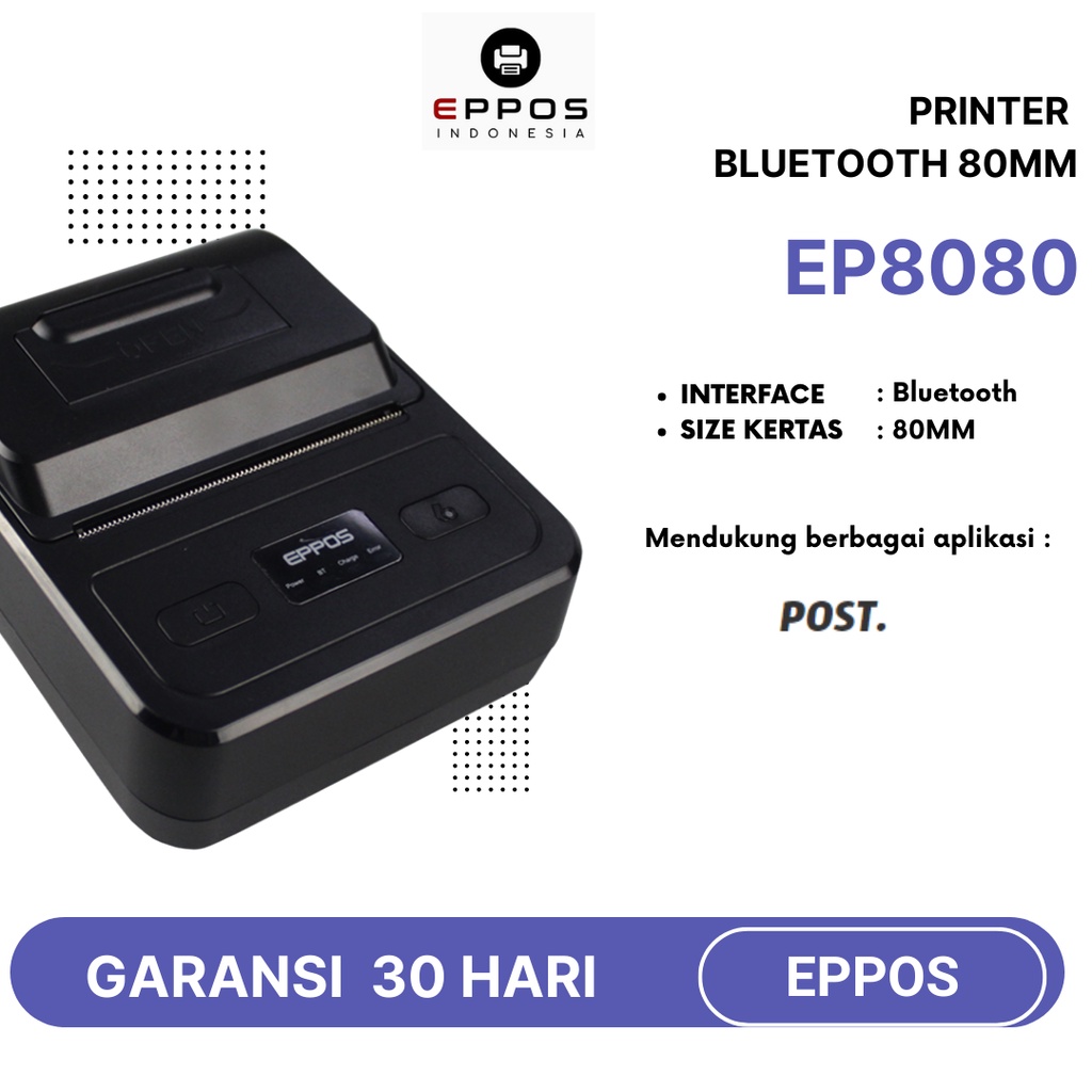 EPPOS Mini Printer Bluetooth  80mm EP8080