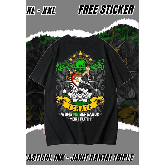 Kaos PSHT Wong NU Bersabuk Mori