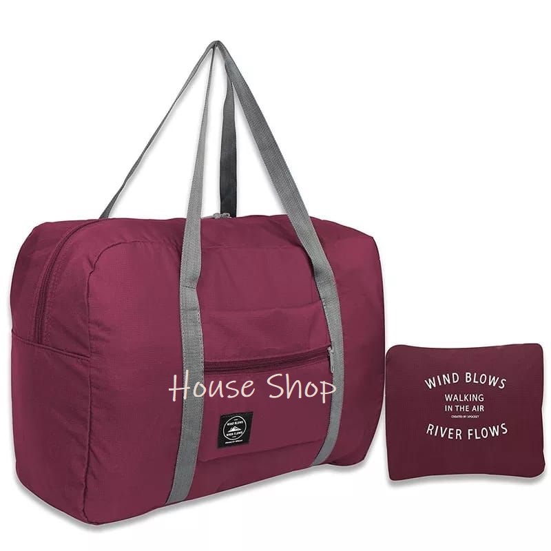HS-0207 Tas Hand Carry Traveling Bag Besar-Tas Motif Lipat Travel-Tas Travel Lipat Organizer  Waterproof-Bag Foldadle Traveling