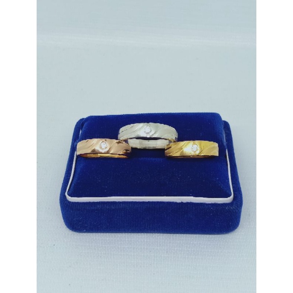 Cincin ring mp 1 + dove / wedding ring / cincin perak asli silver 925 lapis emas/ cincin fashion pria &amp;wanita terbaru