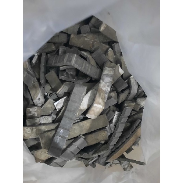 Timah pancing,timah bekas  balance / 500 gram