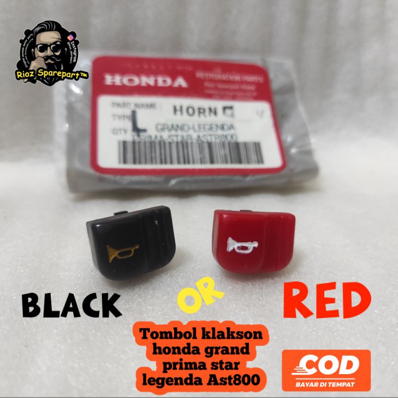 tombol klakson honda grand prima star legenda astrea 800