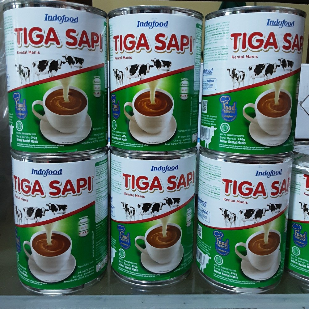 Jual Skm Tiga Sapi Susu Kental Manis Susu Kaleng Shopee Indonesia