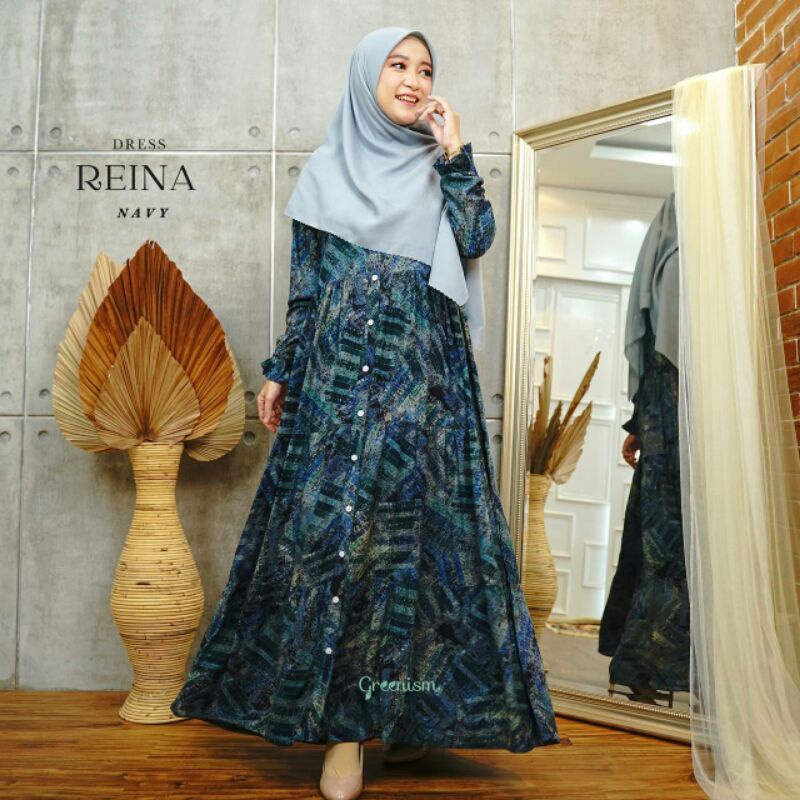 reina dress by greenism