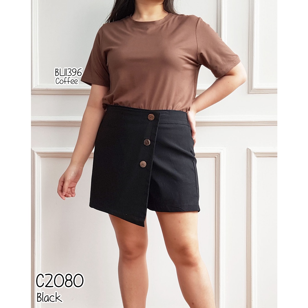 Celana pendek wanita model skort softjeans C2080 2080