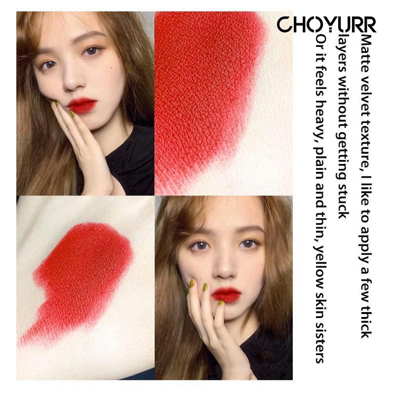 【COD】Lip Glaze Lipstik Matte Lipstik Waterproof Tahan Lama Dan Tahan Air 24 Jam Lipgloss Makeup Soft Yang Tahan Lama Transferproof Korean Import-CH