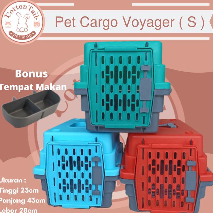 Jual PET CARGO CARIER VOYAGER ( S ) PET CARGO KUCING KELINCI ANJING