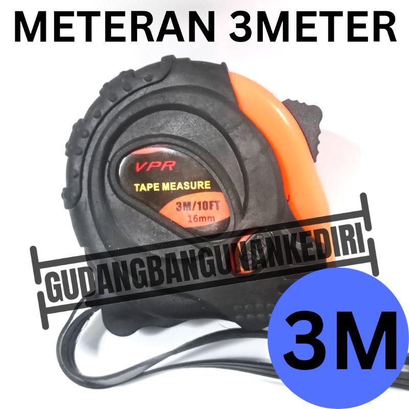 Meteran tukang bangunan 3 meter vpr Measuring 3meter vpr viper 3 meter