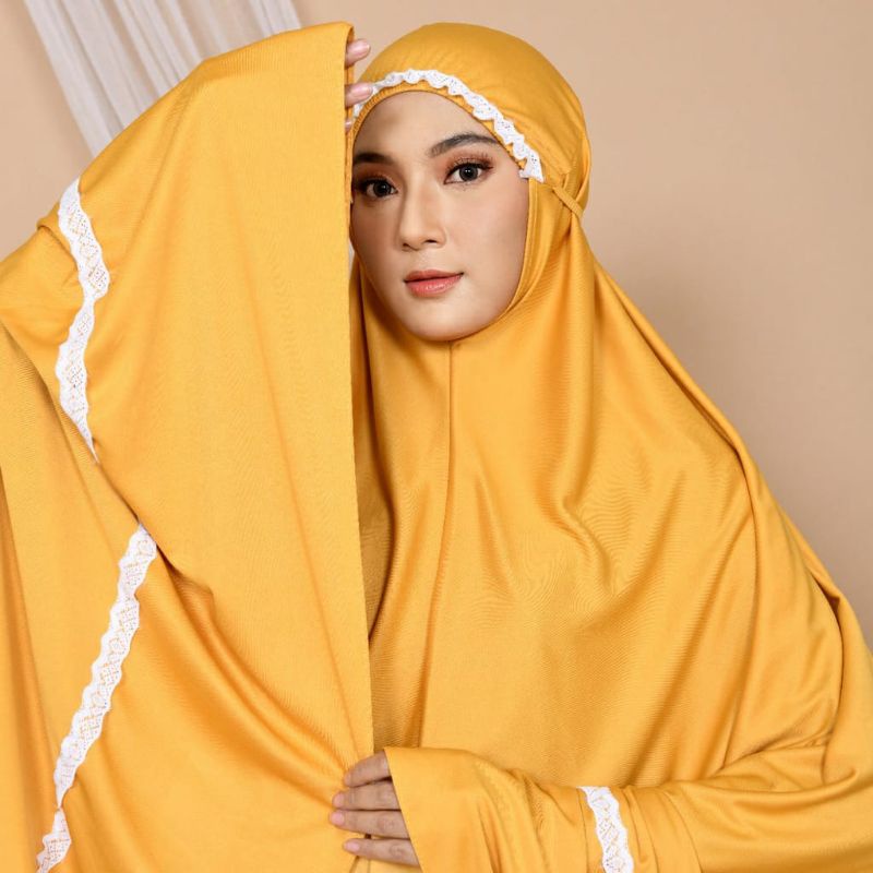 Mukenah hyget traveling jumbo | mukenah tas amplop murah