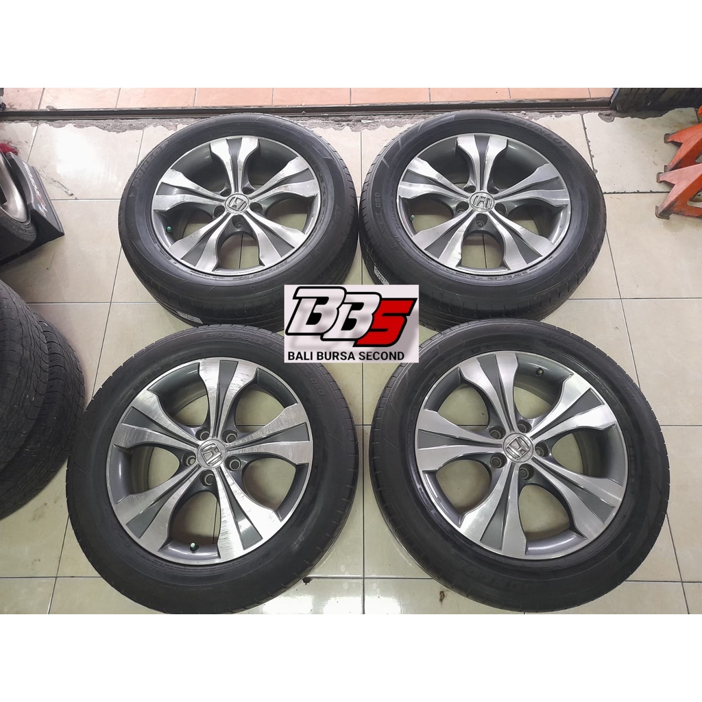 velg bekas oem ori honda CRV Ring 18 & ban 225/60 bridgestone dueler