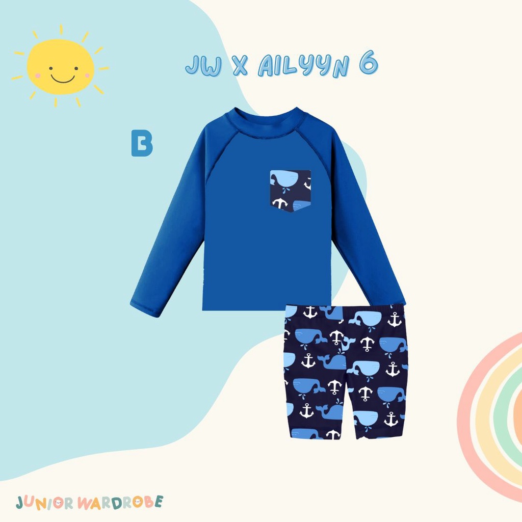 AS Baju Renang Anak Laki Laki Junior Wardrobe JW-293 &amp; Vol.6 (B)