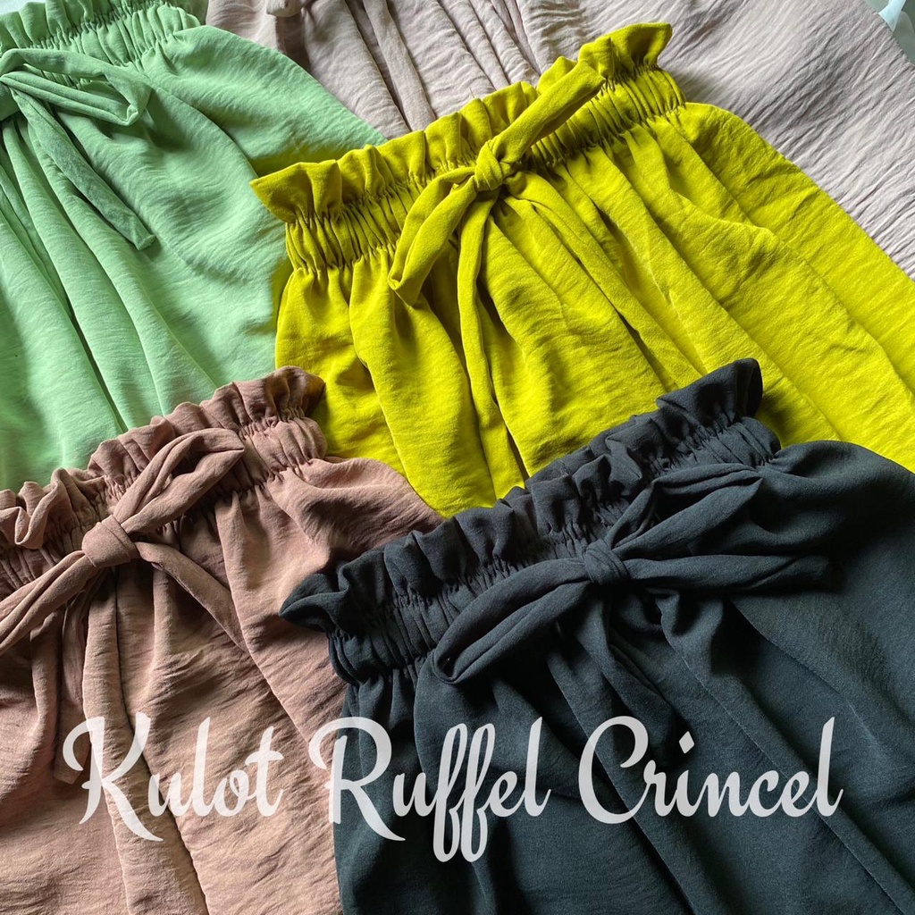 KULOT CRINKLE HIGH WAIST/KULOT RAFFEL CRINGKEL