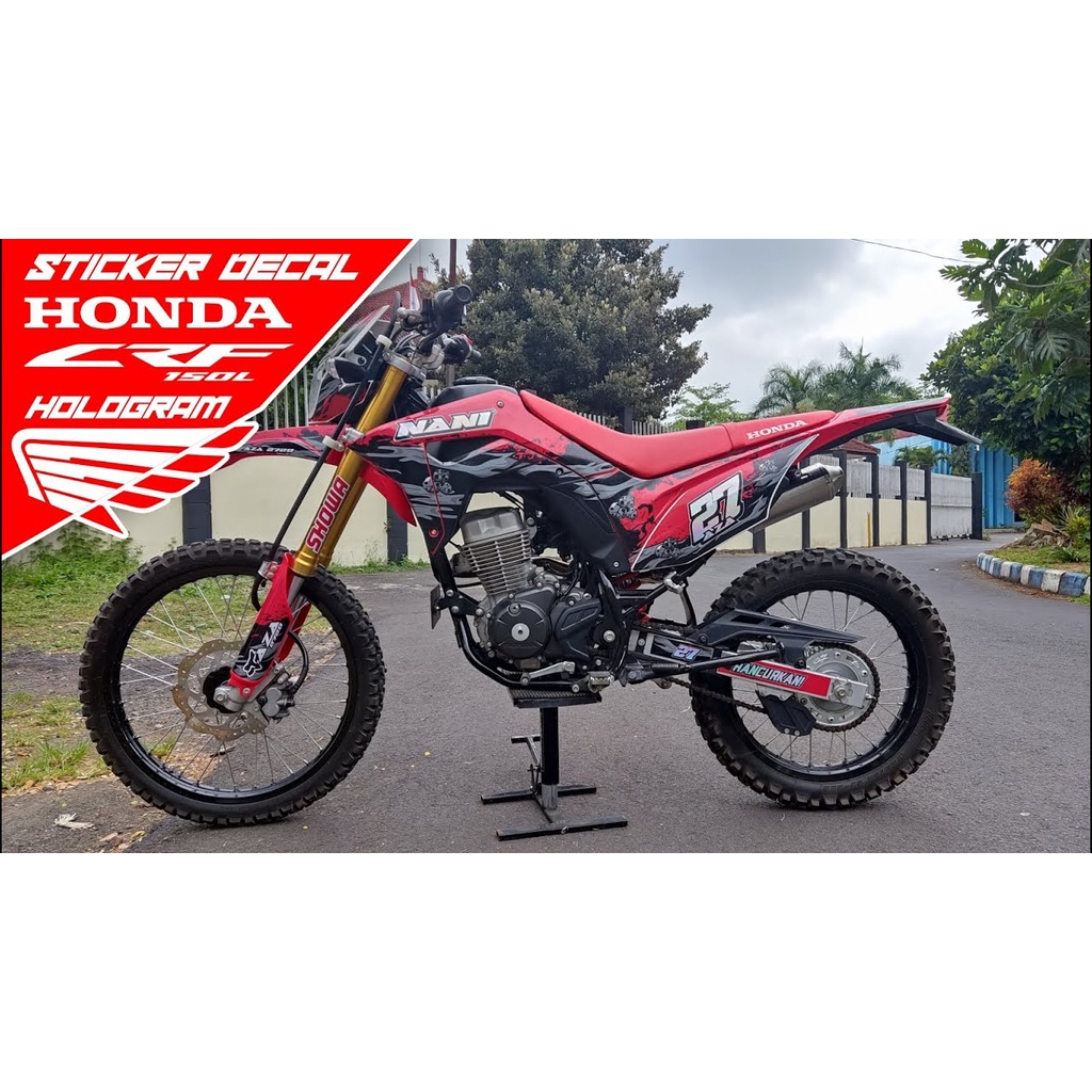 DECAL HOLOGRAM CRF-KLX-DTRACKER (Free desain)