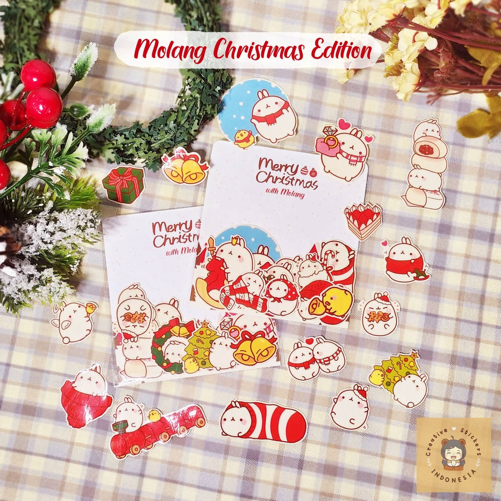 

[creckers.id] -NEW- M0lang and Friends Special Edition Christmas Edition Deco Stickers