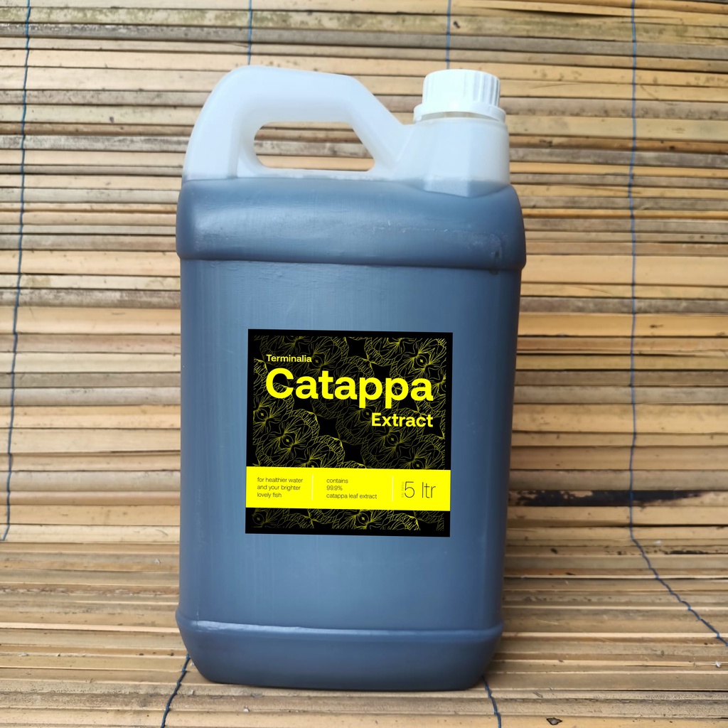 EKSTRAK DAUN KETAPANG LAUT 5 LITER/OBAT IKAN/PERAWATAN IKAN/BETTA CUPANG GUPPY/PROMO ISI 5 LITER/IKA