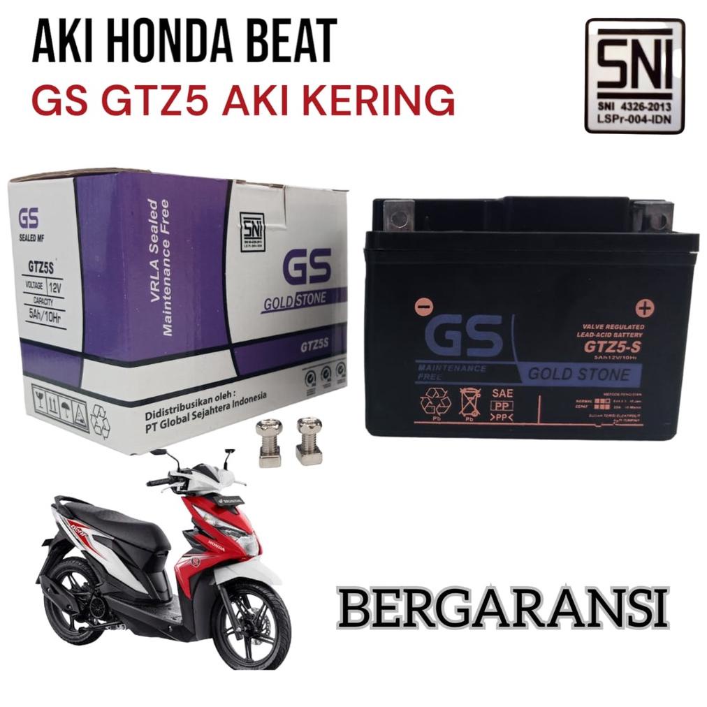 Aki Motor Honda Beat GS GTZ5 Aki kering