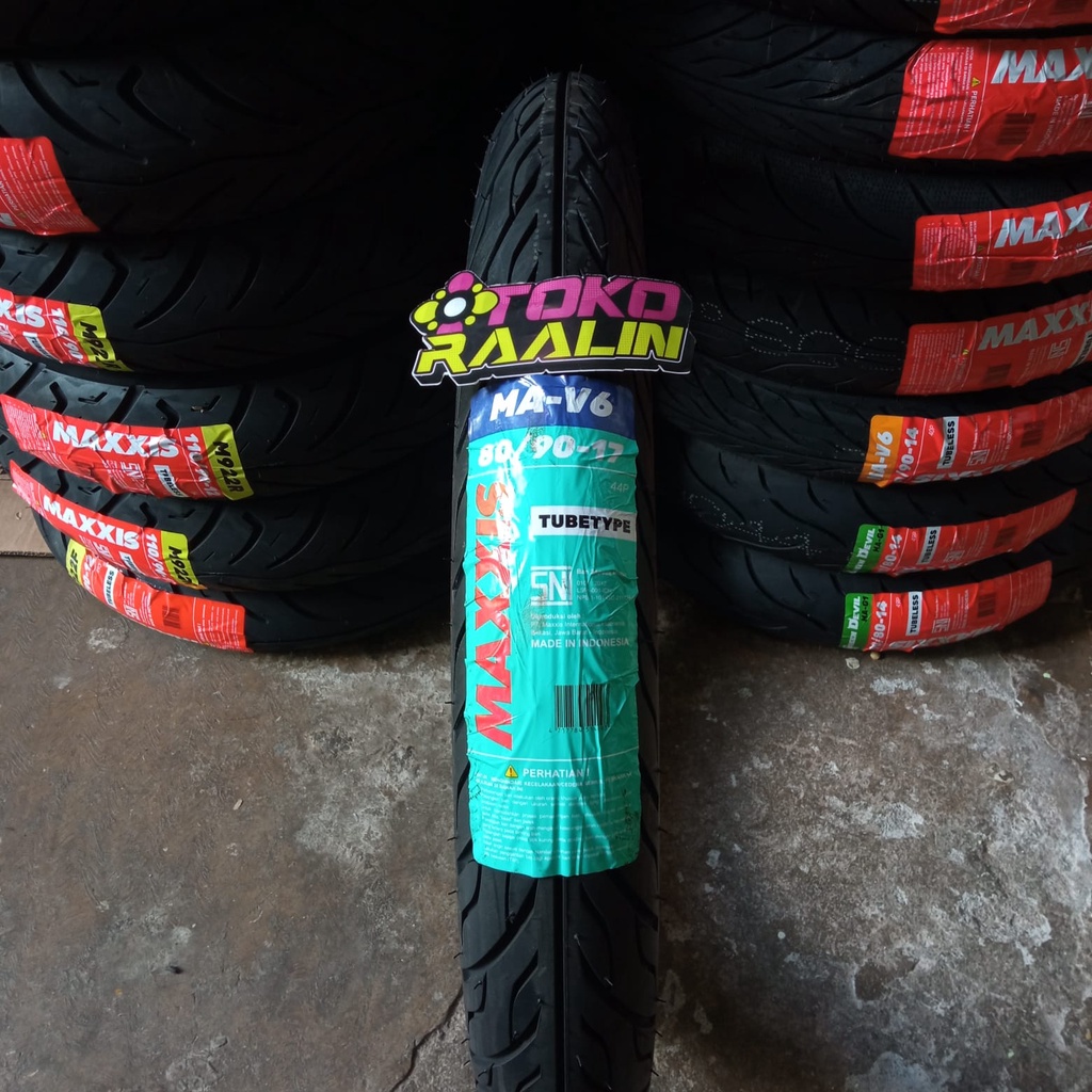 Ban Maxxis MA-V6 80 90 Ring 17 (Non Tubles)