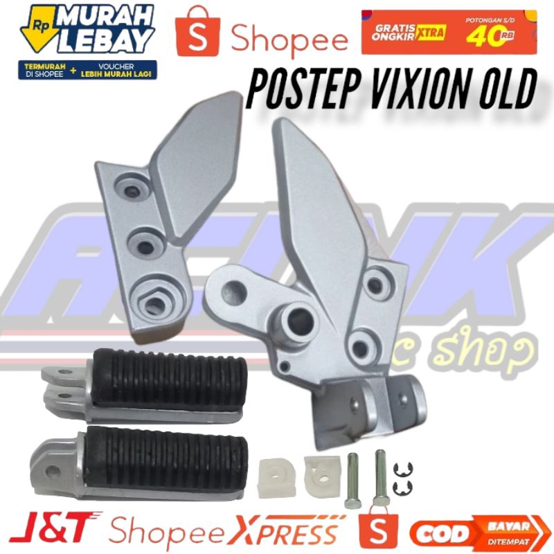 FOOTSTEP VIXION OLD DUDUKAN FOOTSTEP PIJAKAN KAKI DEPAN VIXION OLD SEPASANG 2PCS