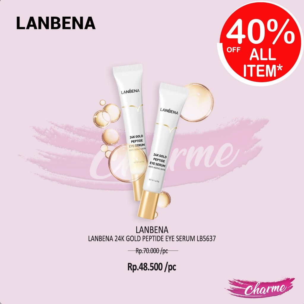 (READY &amp; ORI) LANBENA 24K GOLD PEPTIDE EYE SERUM LB5637