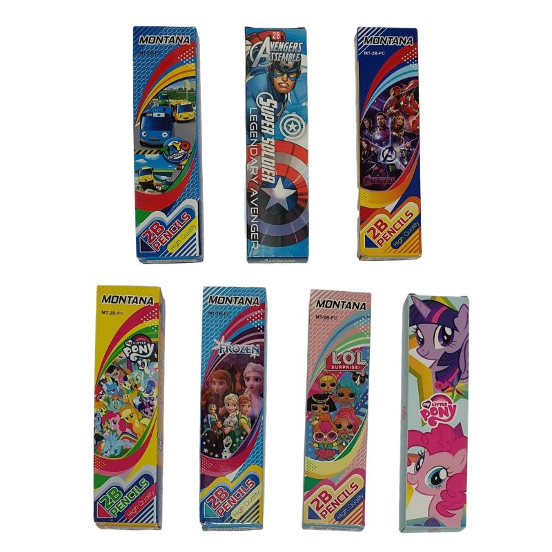 

Pensil 2B Karakter Fancy Grosir 12 Pcs
