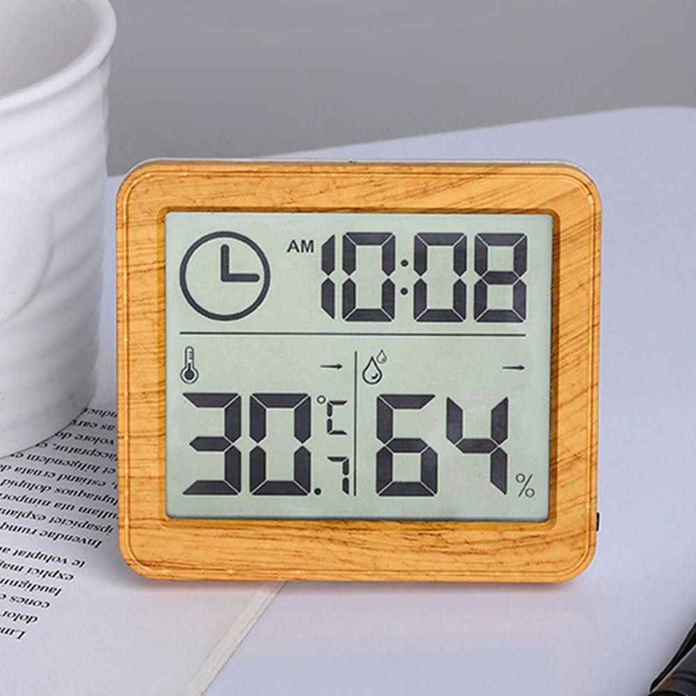 Top Digital Thermo-Hygrometer Thermo-Hygrometer Profesional Weather Station Jam Desktop Indoor