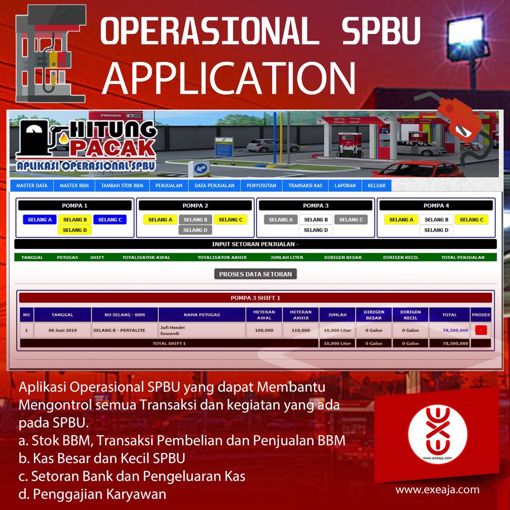 APLIKASI OPERASIONAL SPBU