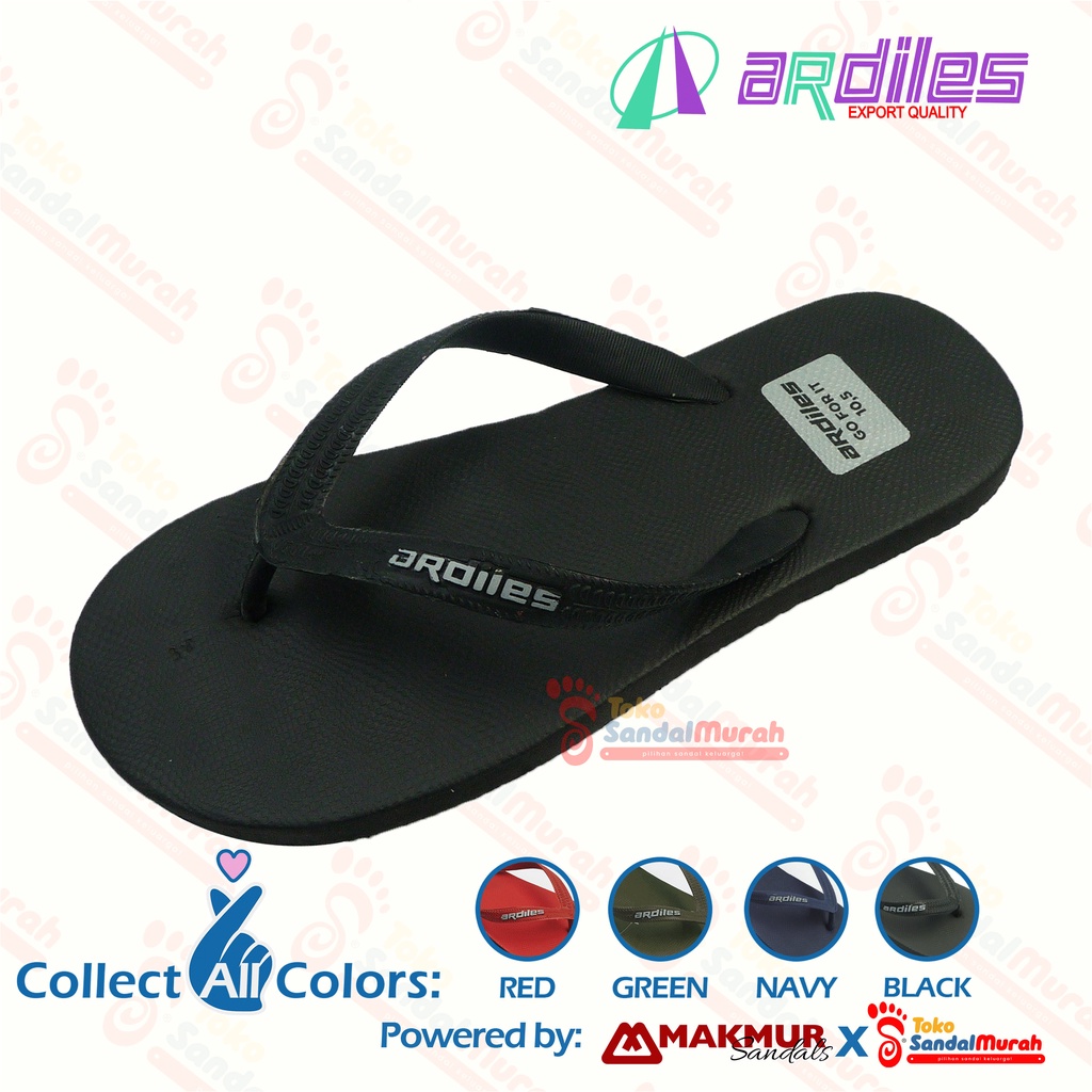 Toko Sendal Murah - Sandal Jepit Laki - Laki / Sandal Jepit Karet Nyaman / Sandal Jepit Dewasa Unisex / Sandal Jepit Ardiles Miami [Toko Sendal Murah M 06 Ardiles Miami]