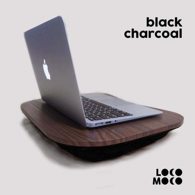 PROMO Alas Laptop/Bantal Laptop/Meja Laptop - Black Charcoal TERBARU