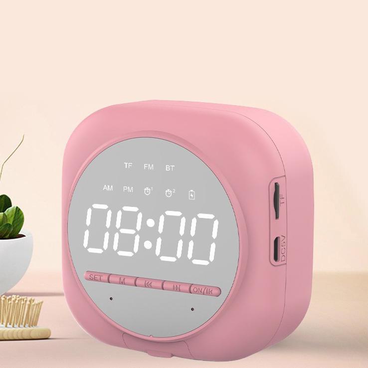 Viral Speaker Jam Bluetooth Mini Versi 5.0 + Alarm dan Radio Q-12