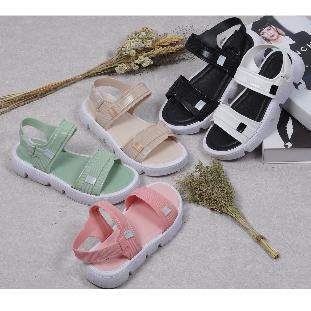 Sandal Wanita Tali Gunung Jelly Jessy - Sandal Wanita Import