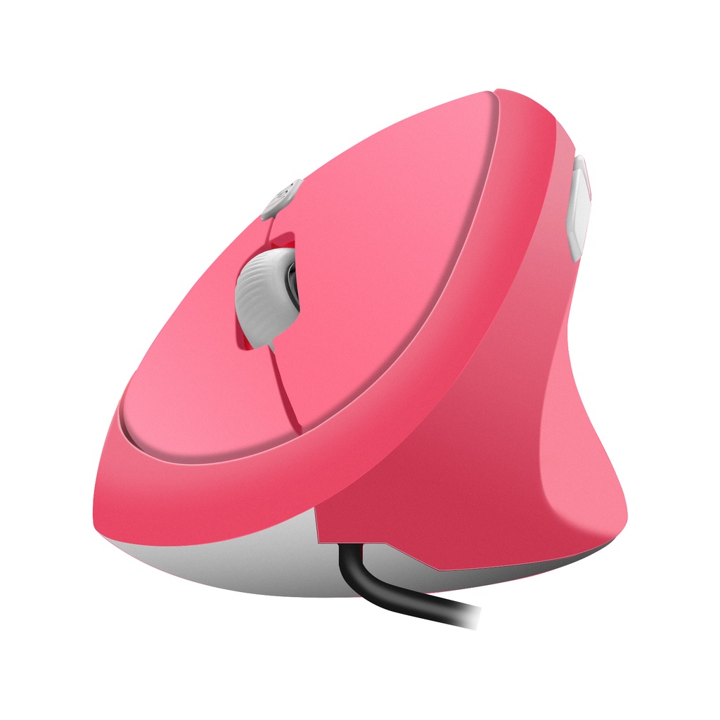 Pink Wired Vertical Mouse Mouse Mouse Mouse Gaming Ergonomis Dapat Disesuaikan DPI 800-1200-1600 Tikus