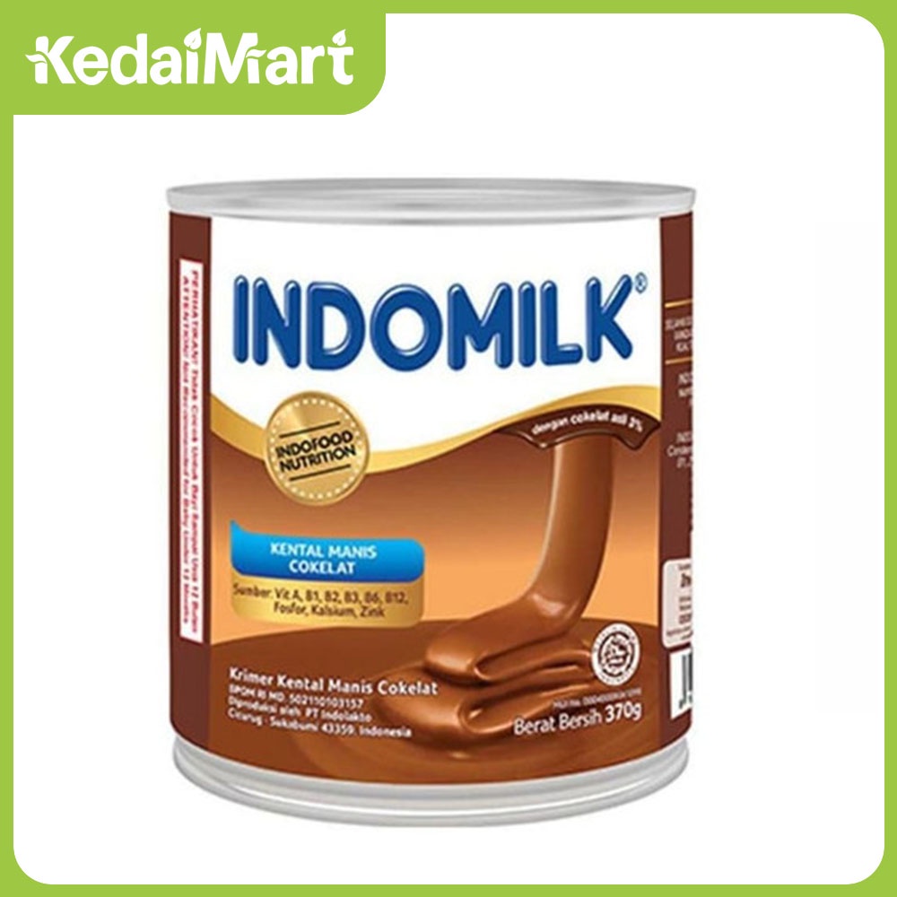 Promo Harga Indomilk Susu Kental Manis Cokelat 370 gr - Shopee