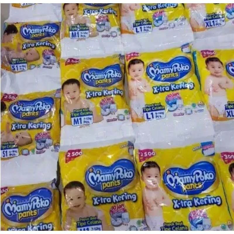 MAMYPOKO MAMY POKO RENCENG RENTENG ( isi 10 Sachet ) Popok RENTENGAN