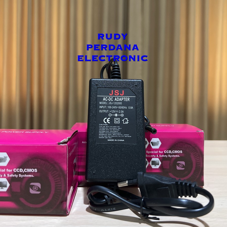 ADAPTOR 12V 2A MURNI 12 VOLT 2 AMPERE