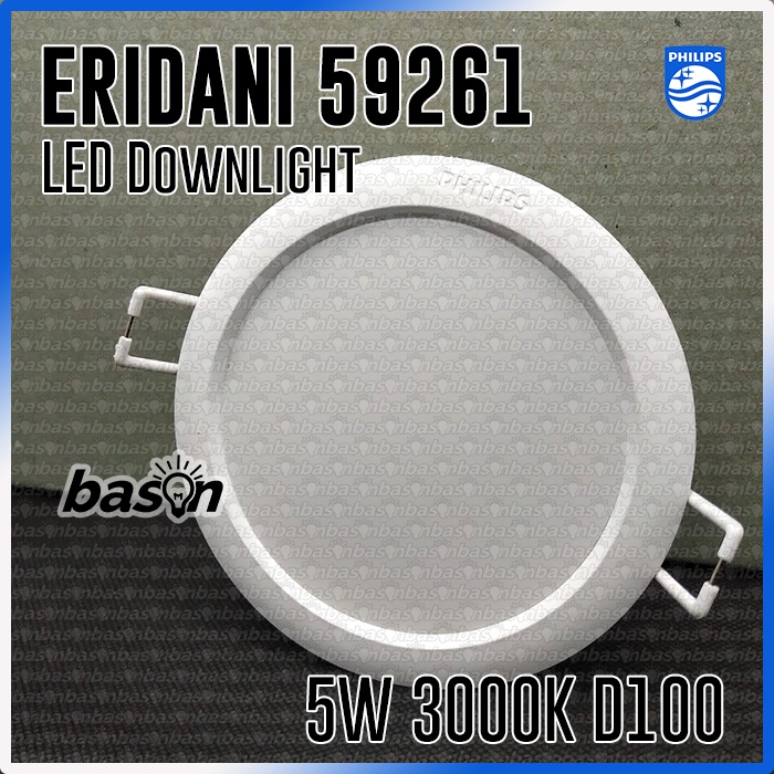 PHILIPS 59261 Eridani 5W 4inch D100 3000K - LED Downlight