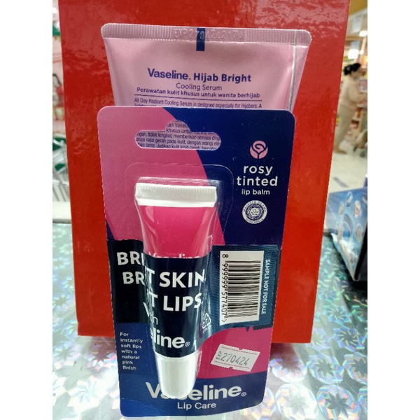 BELI 1 GRATIS 1// VASELINE HIJAB BRIGHT 180 ML // BONUS VASELINE LIP BALM