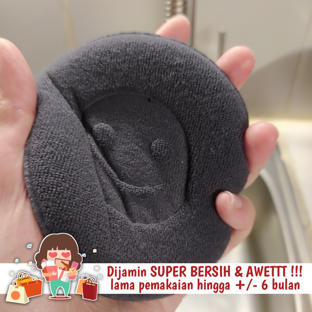 Spons Cuci Piring Microfiber Super Bersih Awet Tahan Lama Lembut Di Tangan Spon Karakter Lucu Ukuran Besar Murah Sponge Cuci Motor Mobil 1 Lusin