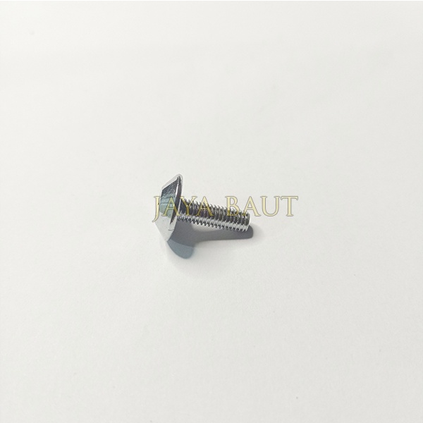 Baut Body L Drat 8 Crome / Baut Body L Crome