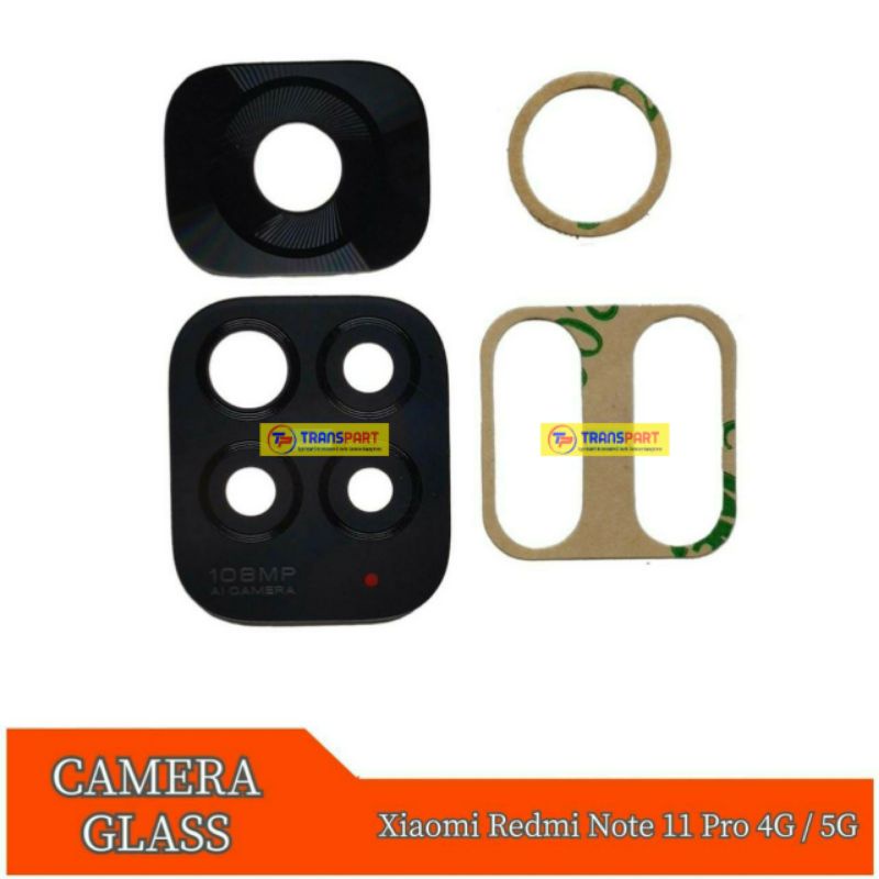 Kaca Kamera Belakang Xiaomi Redmi Note 11 Pro 4G / 5G Original