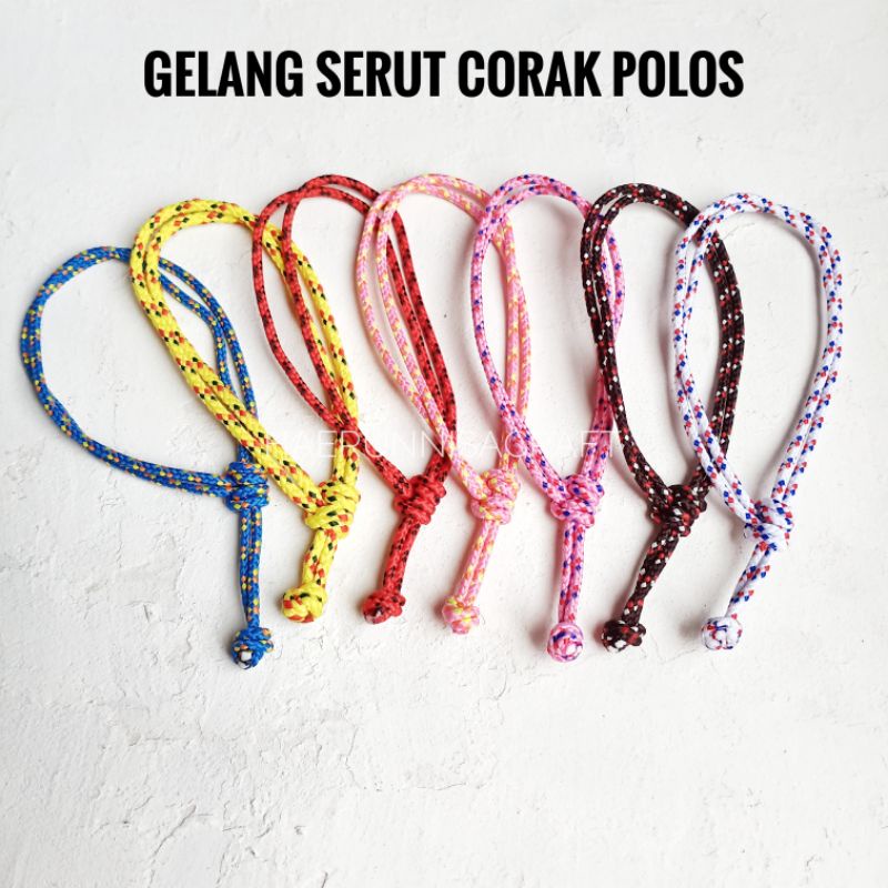 Gelang Tali Serut Corak Polos